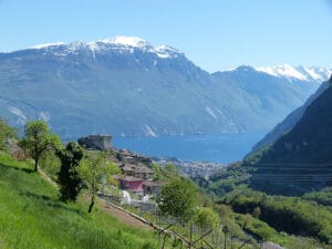 Bergdorf von Brenzone am Gardasee