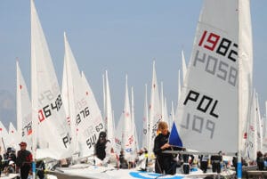 Segelregatta bei Brenzone am Gardasee