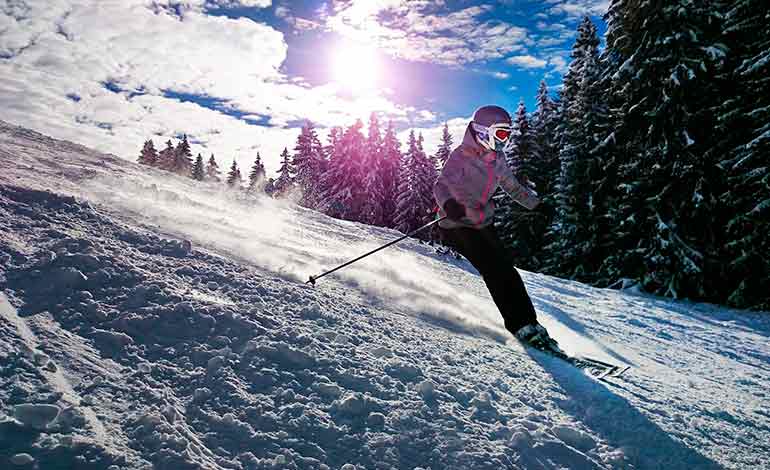 Ski fahren am Gardasee